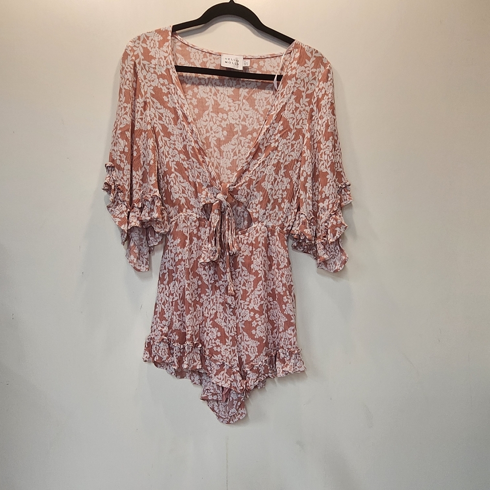Hello Molly Floral Romper